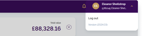 Logging out of the Client Portal