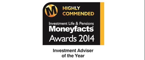 Moneyfacts awards 2014 - Investment Adviser of the Year