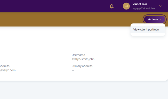 view-client-portfolio-actions